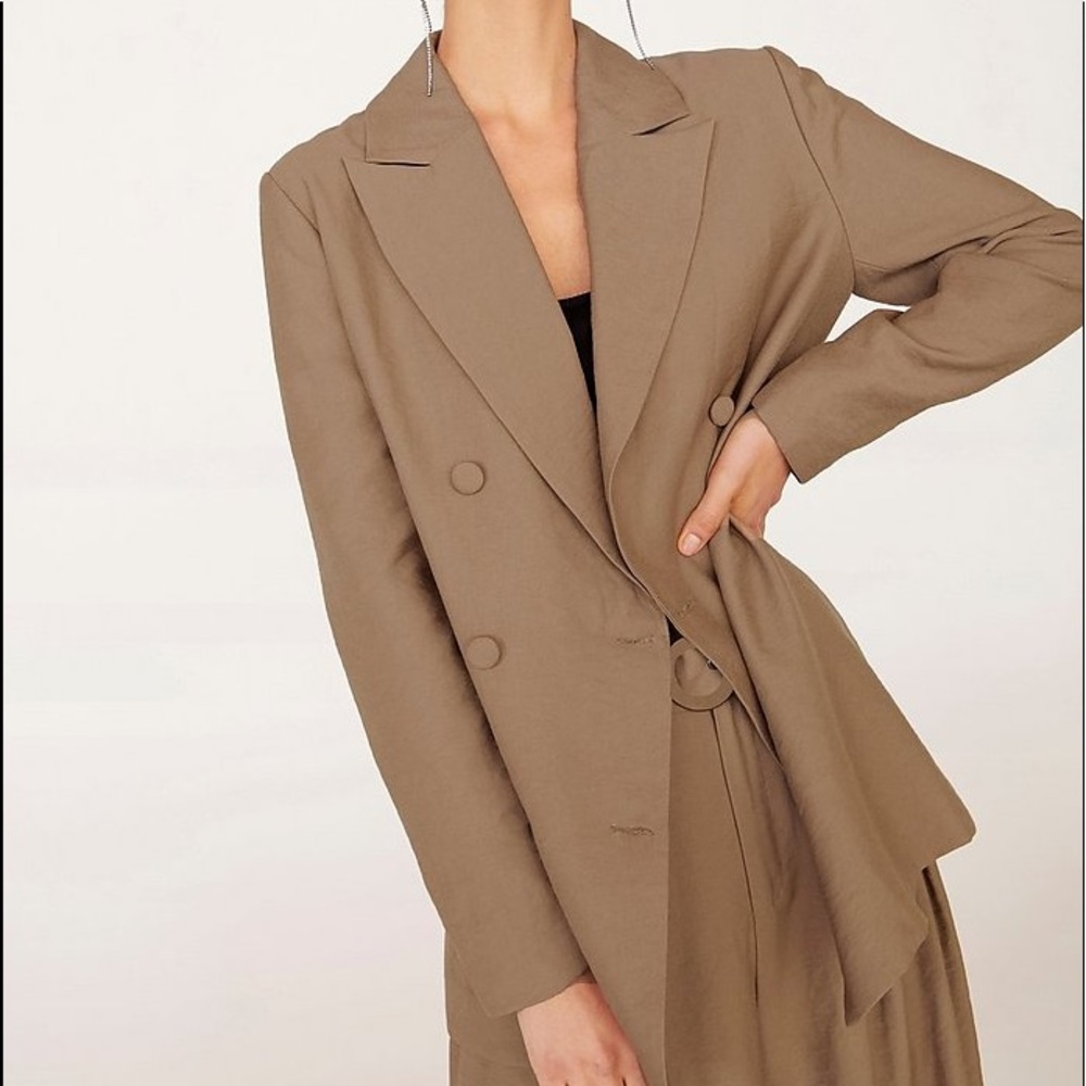 Nasty Gal Business As Usual Oversized Blazer